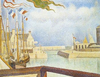 Georges Seurat : Port-en-Bessin, Sunday